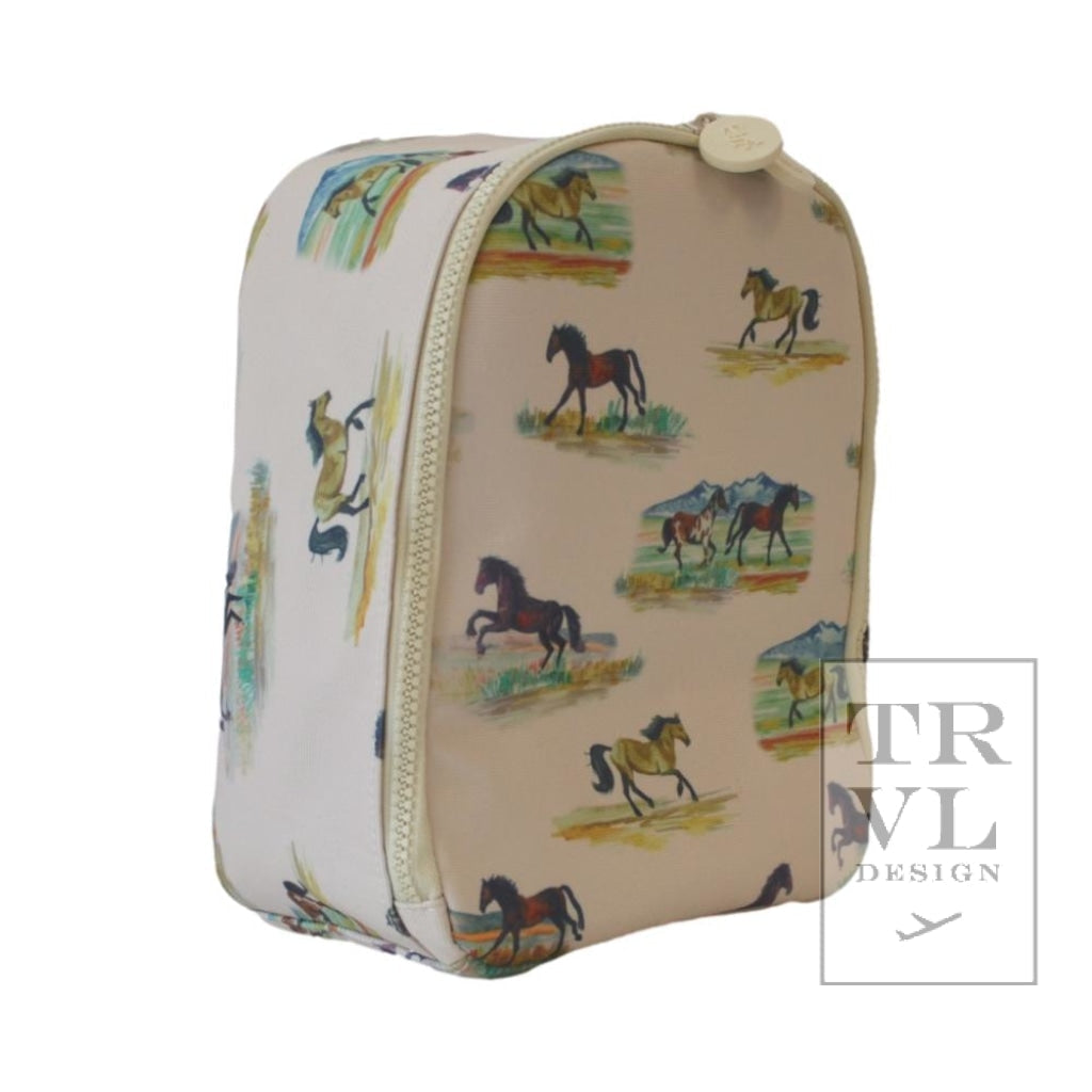 TRVL Lunch Bag- Wild Horses