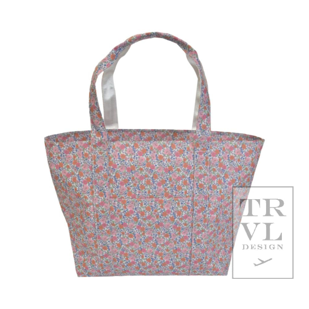 TRVL Jumbo Tote- Garden Floral