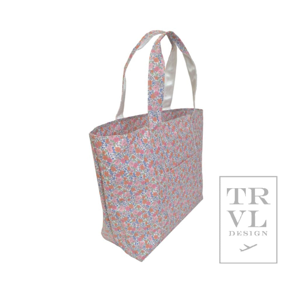 TRVL Jumbo Tote- Garden Floral