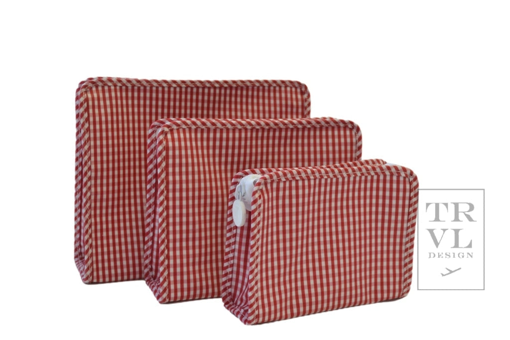 TRVL Roadie- Red Gingham