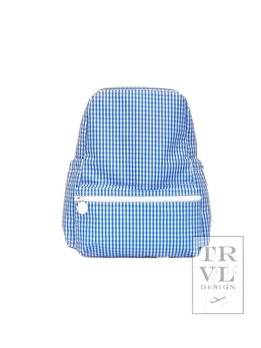 TRVL Backpacker- Royal Gingham