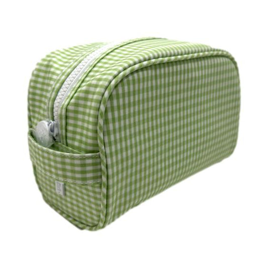 TRVL Toiletry Bag- Leaf Gingham