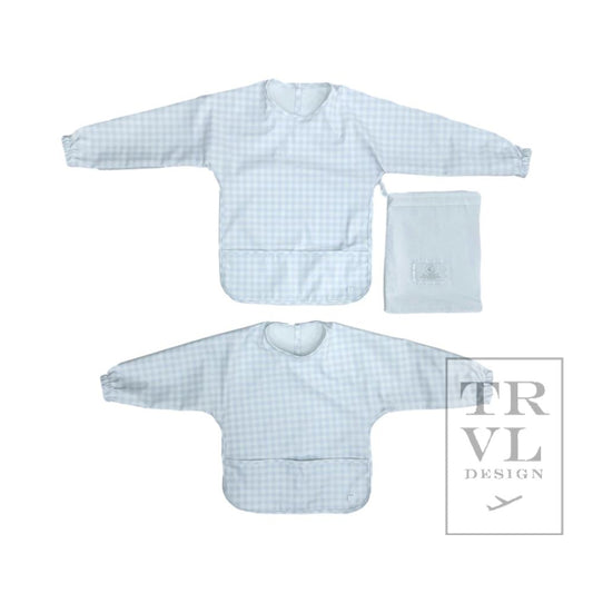 TRVL Perfect Smock Small- Pimlico Check Blue