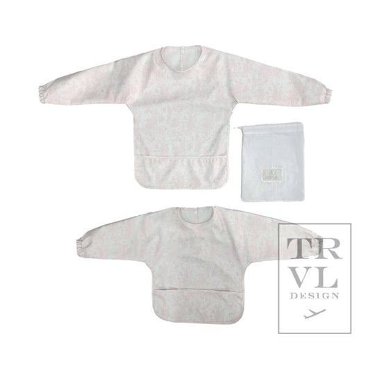 TRVL Perfect Smock Small- Bunny Toile Pink