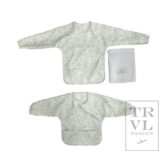 TRVL Perfect Smock Small- Bunny Toile Green