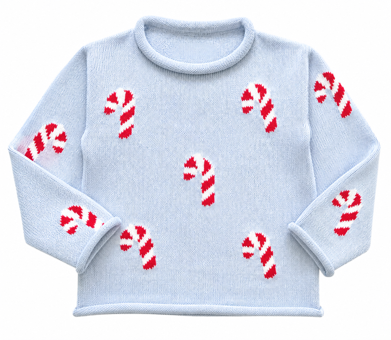 Preorder - Unisex Candy Cane Rollneck