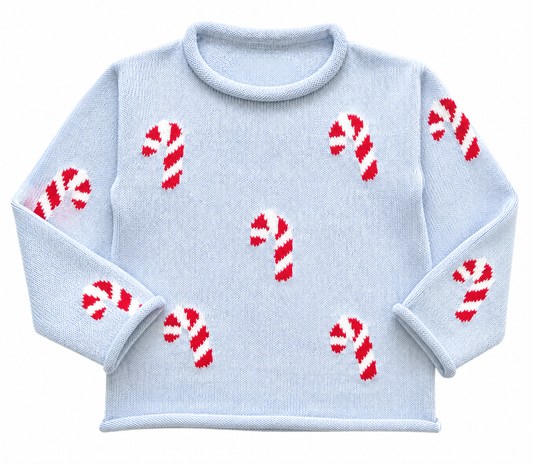 Preorder - Unisex Candy Cane Rollneck