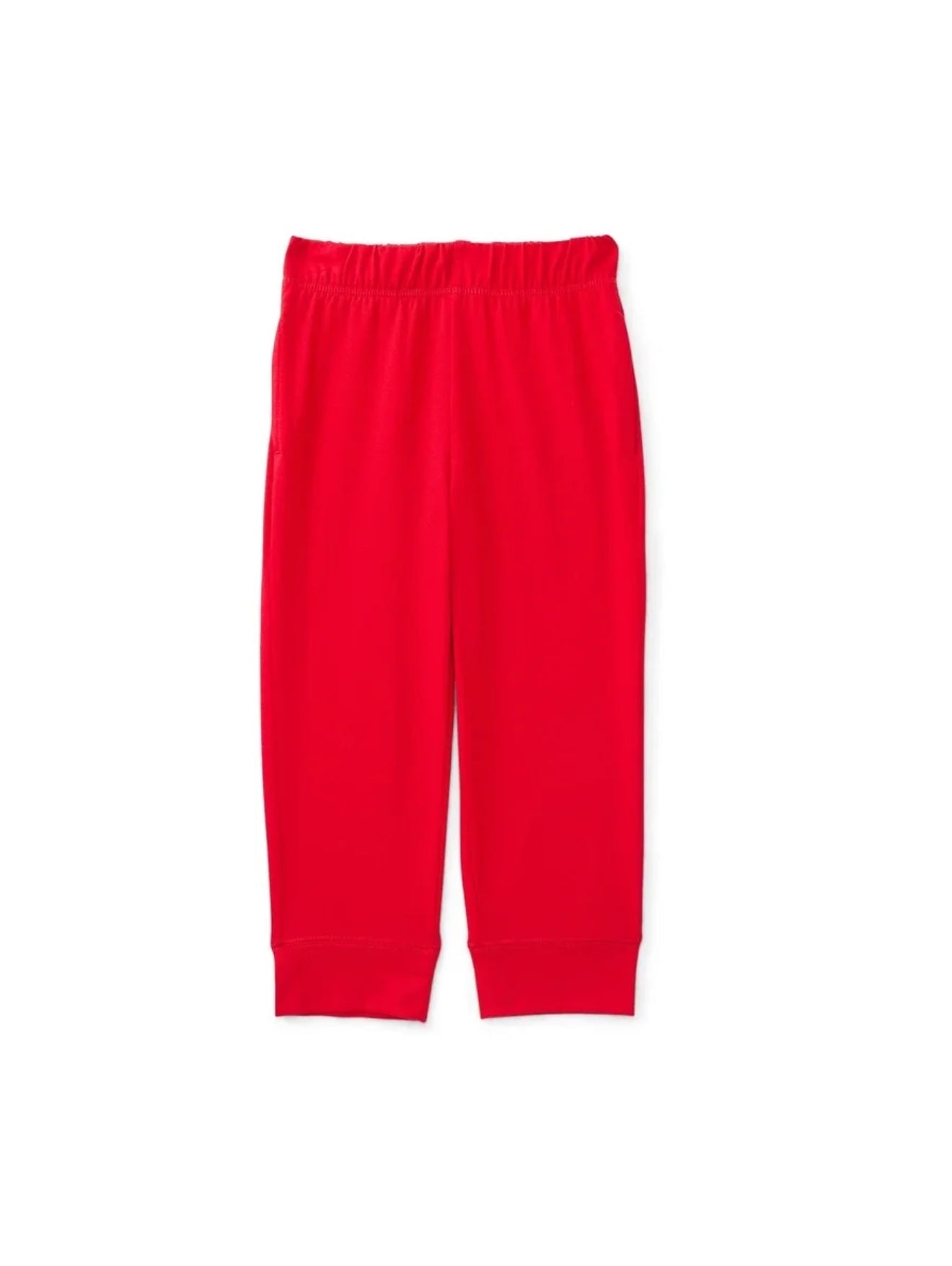 Preorder - Boy Red Knit Jogger Pant