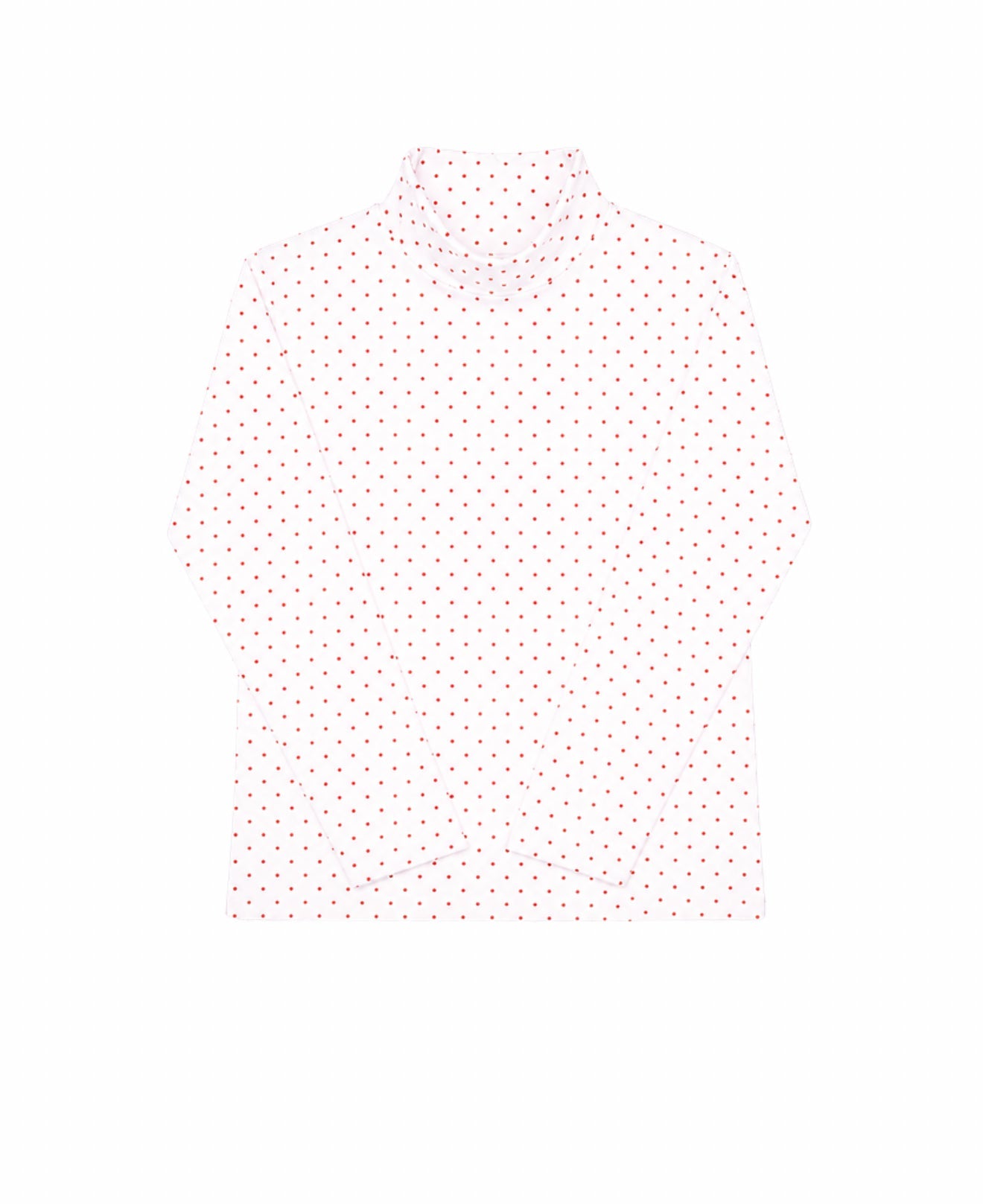 Preorder - Red Bitty Dot Turtleneck