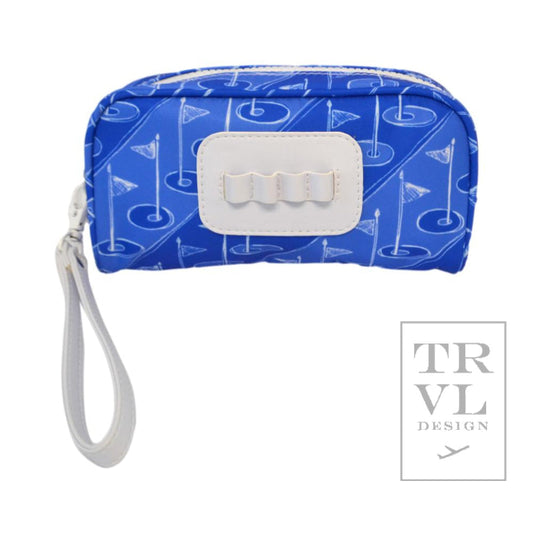 Mini Ditty Wristlet- On Par Blue Tee