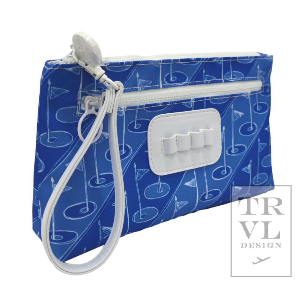 Ditty Wristlet- On Par Blue Tee