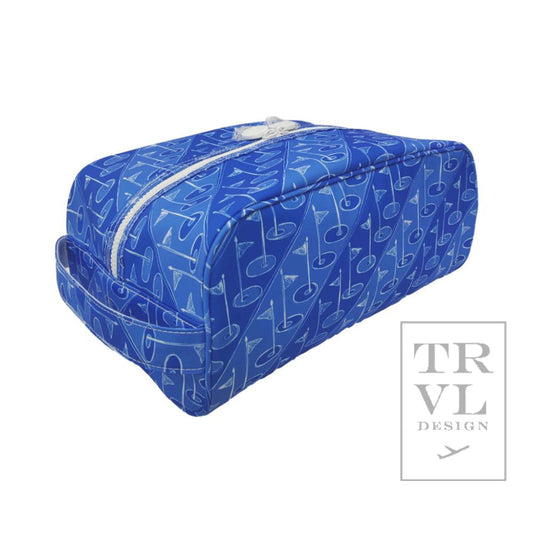 TRVL Men’s Shoe Bag- On Par Blue Tee