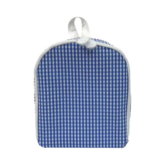 TRVL Lunch Bag- Royal Gingham