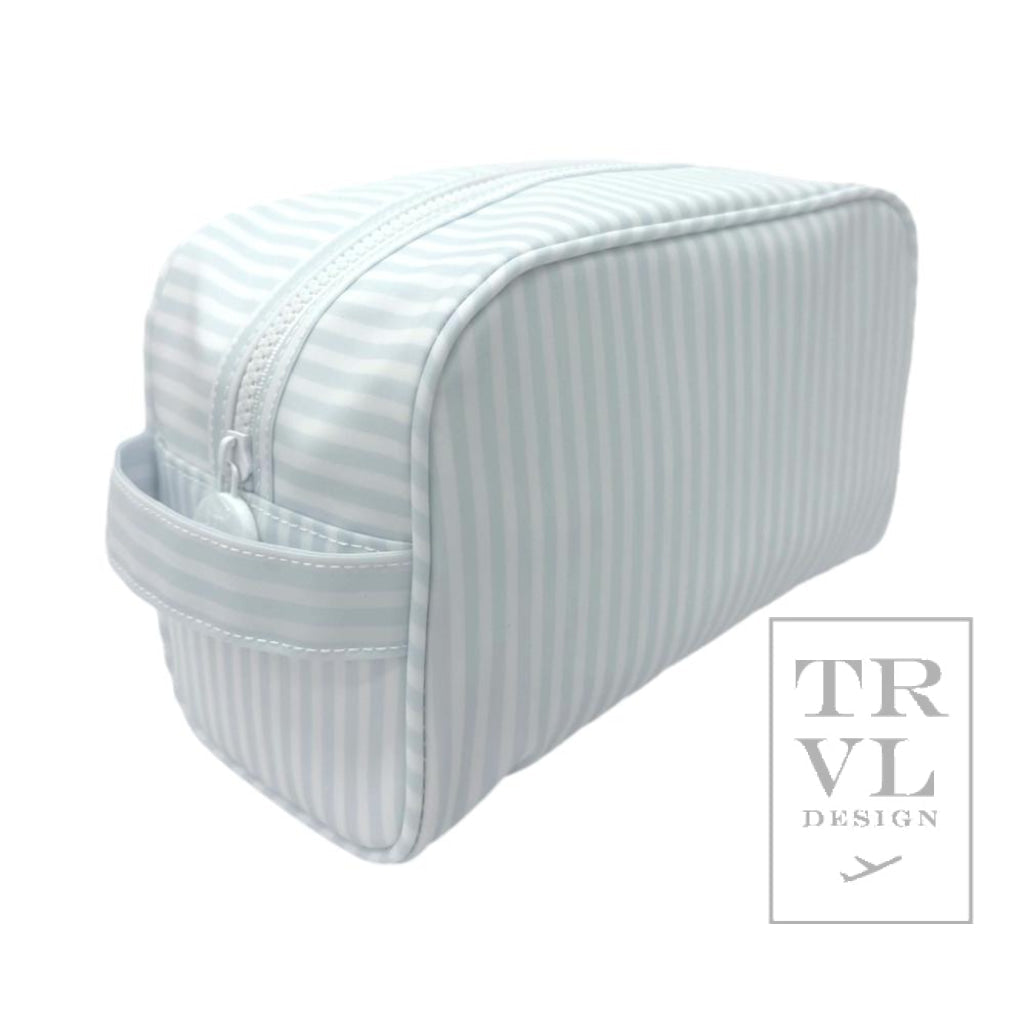 TRVL Toiletry Bag- Pimlico Stripe Blue