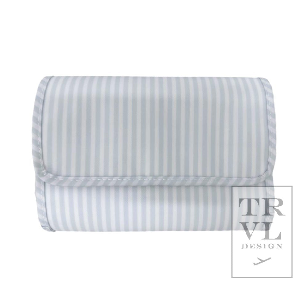 TRVL Mini Roll Up Hanging Bag- Pimlico Stripe Blue