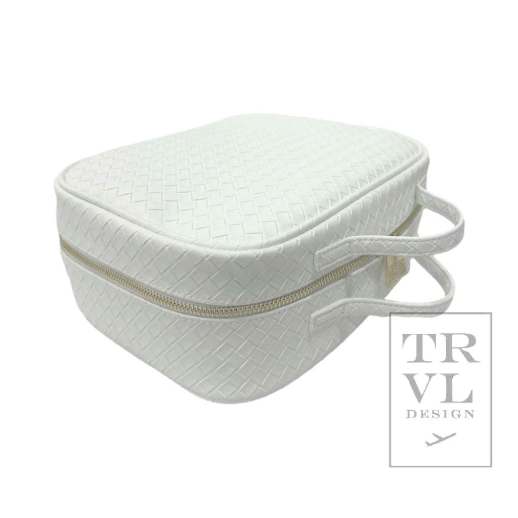 Luxe Bridal TRVL2 Case- Woven White