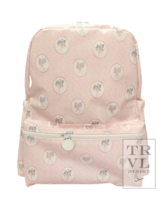 TRVL Backpacker- Floral Pink Medallion