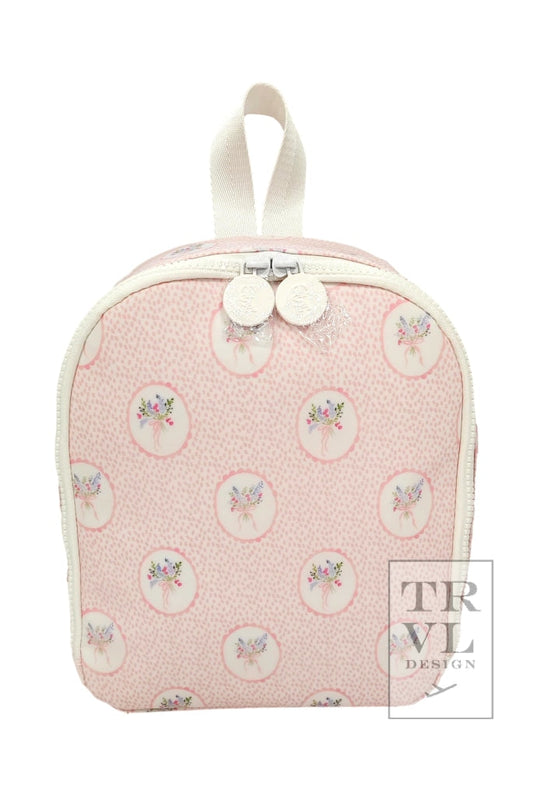 TRVL Lunch Bag- Floral Pink Medallion