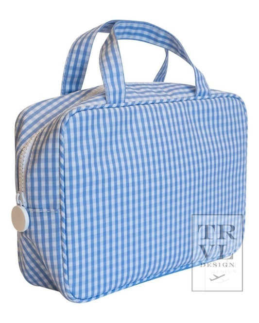 TRVL Carry On- Sky Gingham