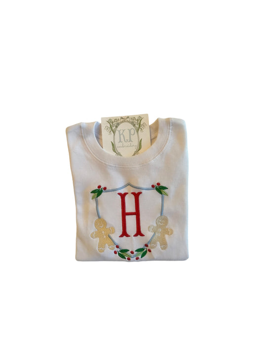 Long Sleeve Tee W/ Gingerbread Crest
