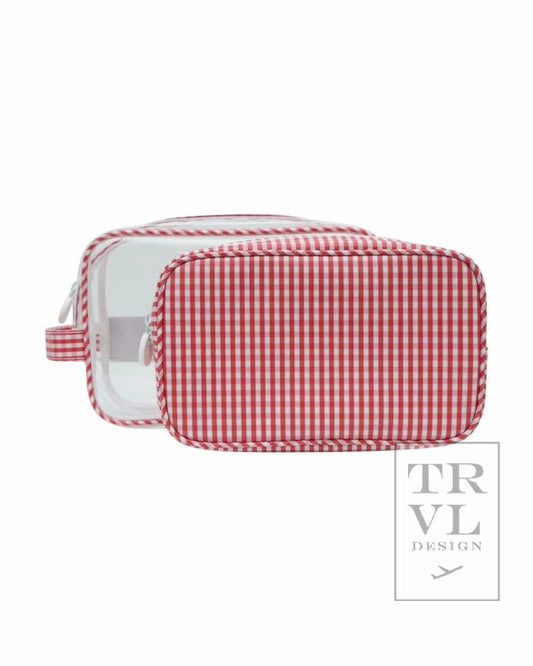 TRVL Duo- Red Gingham Clear