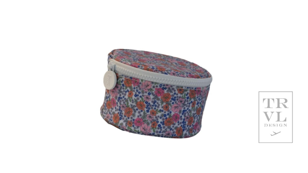 TRVL- Round up jewelry Case- Garden Floral