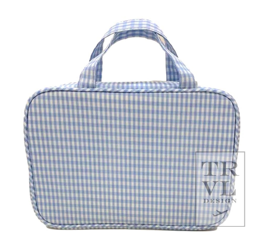 TRVL Carry On- Mist Gingham