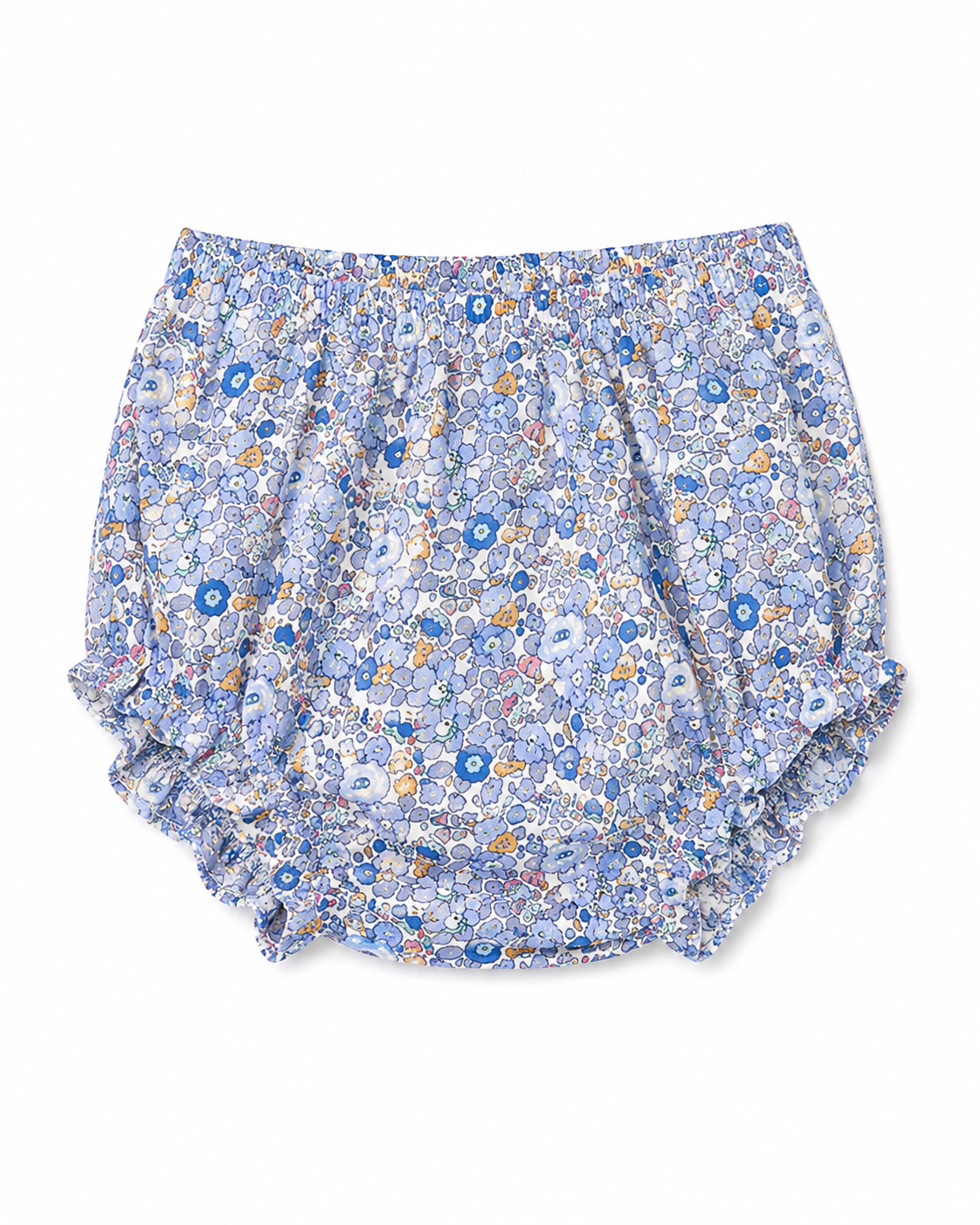 Preorder Ruffles Diaper Cover - Floral Blue