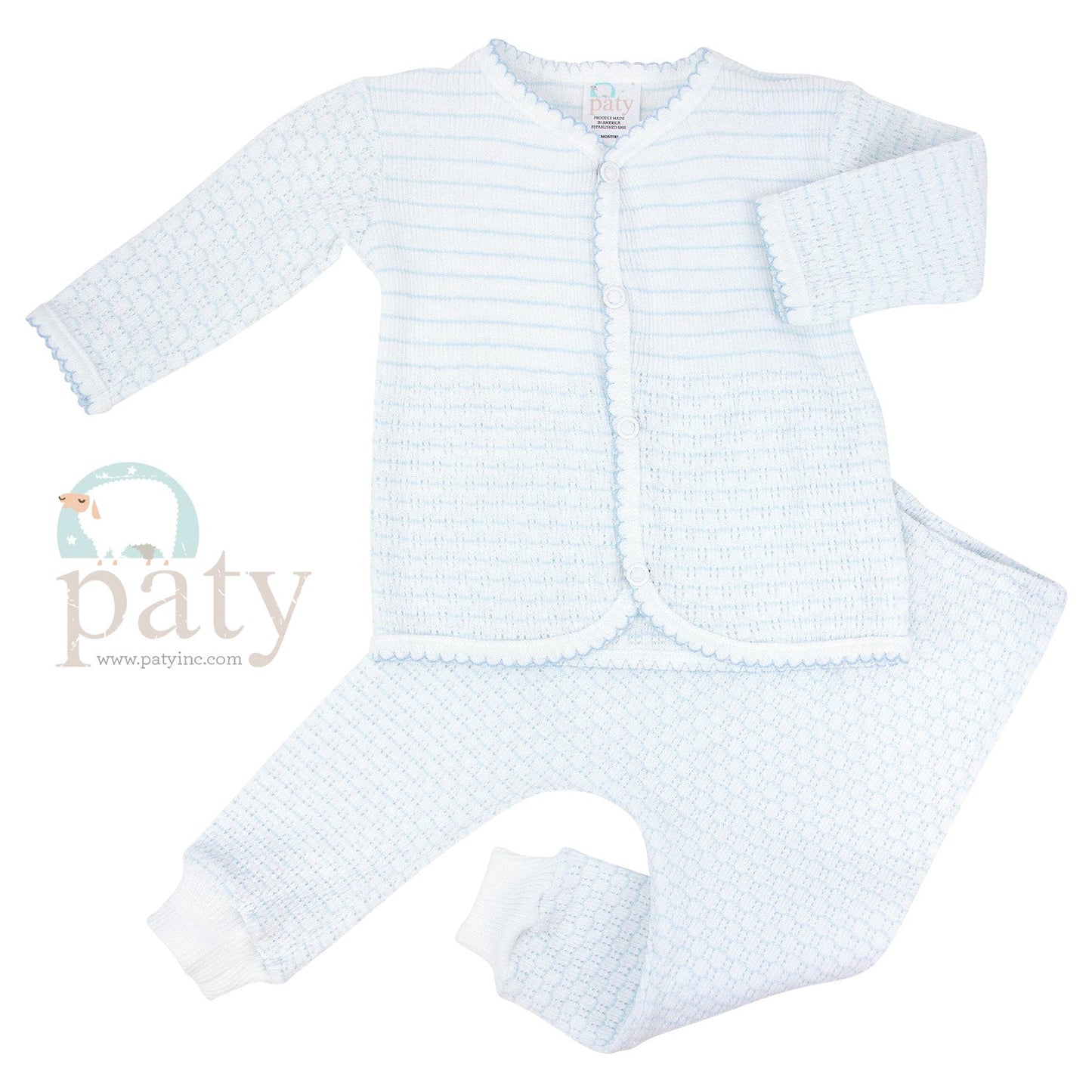 PREORDER Paty Pinstripe LS 2 PC Leggings Set