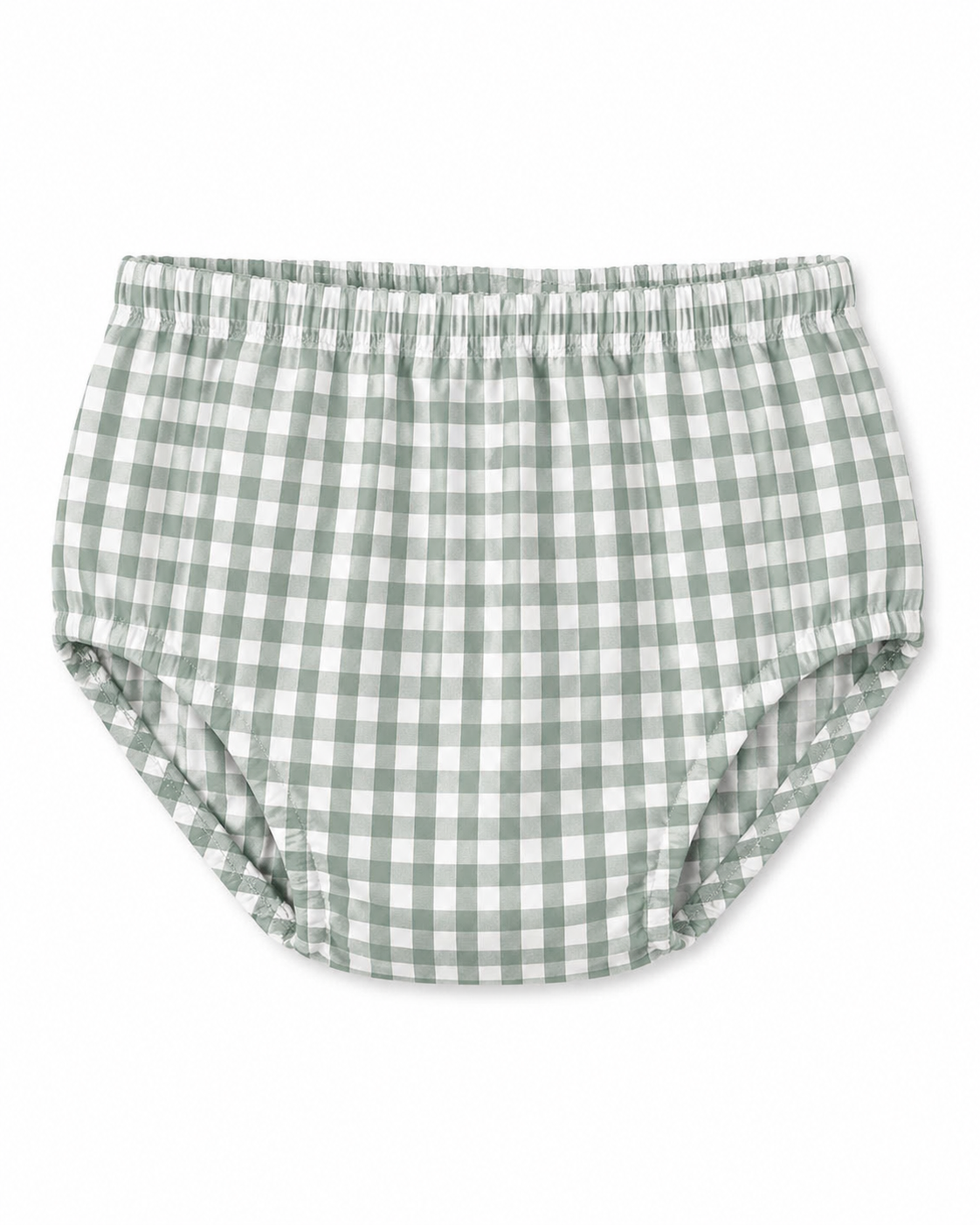 Preorder Ruffles Diaper Cover - Sage Gingham