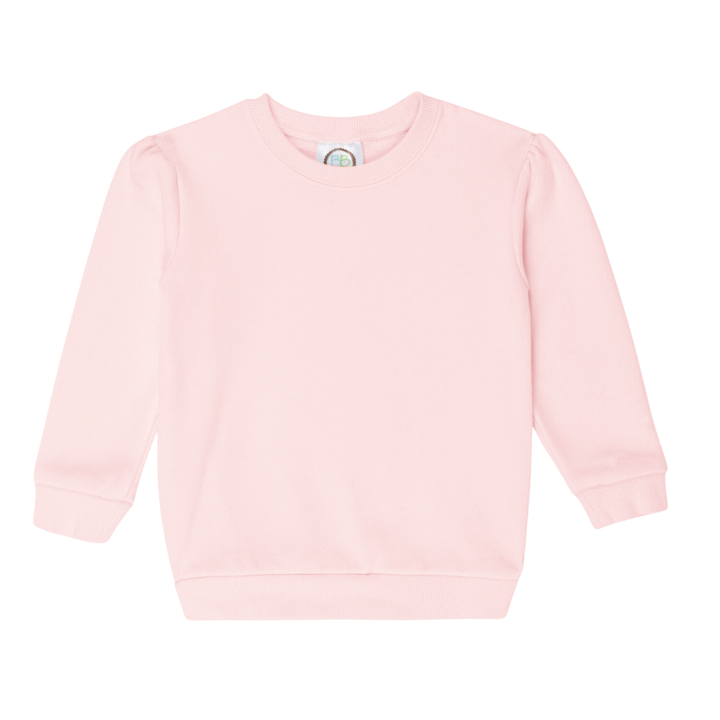 Girls Puff Sleeve Sweatshirt