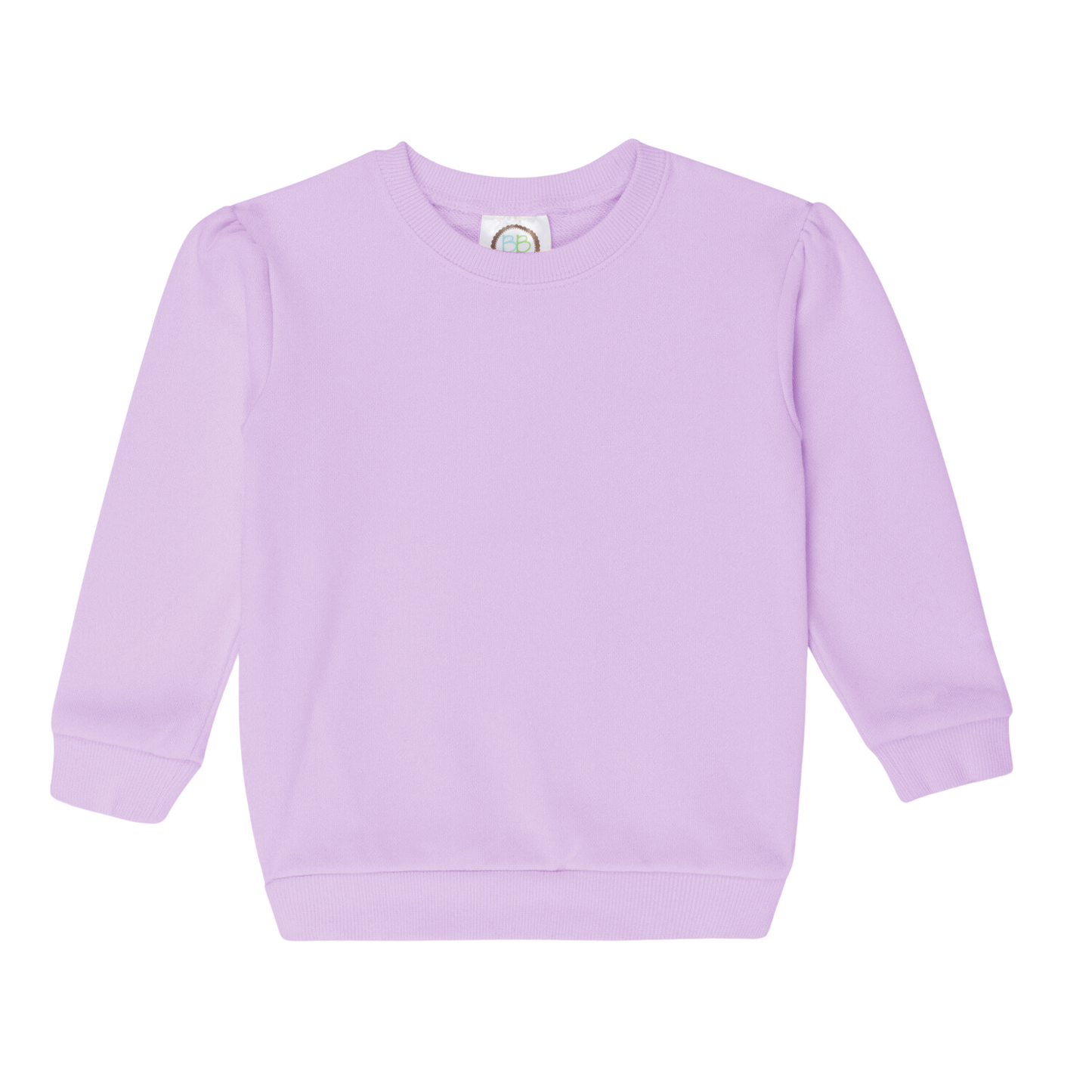 Girls Puff Sleeve Sweatshirt