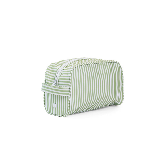 TRVL Toiletry Bag-  Pimlico Stripe Sage