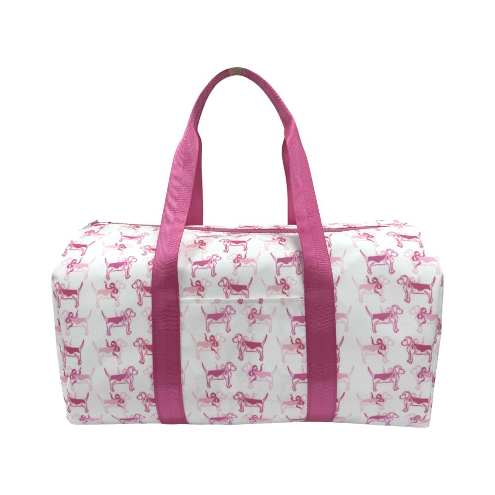 TRVL Duffle- Puppy Love Pink