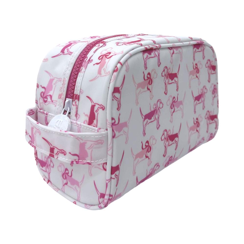 TRVL Toiletry Bag- Puppy Love Pink