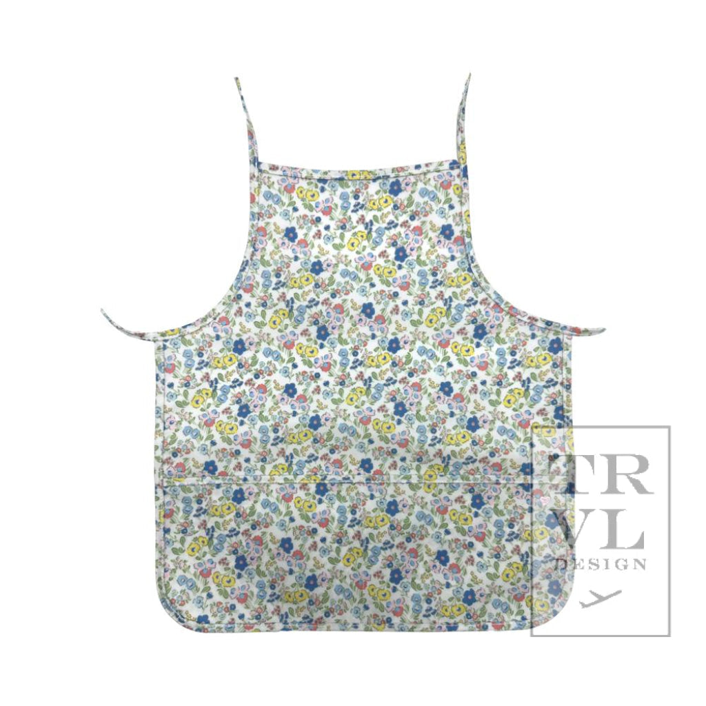 TRVL Coated Apron- Posies