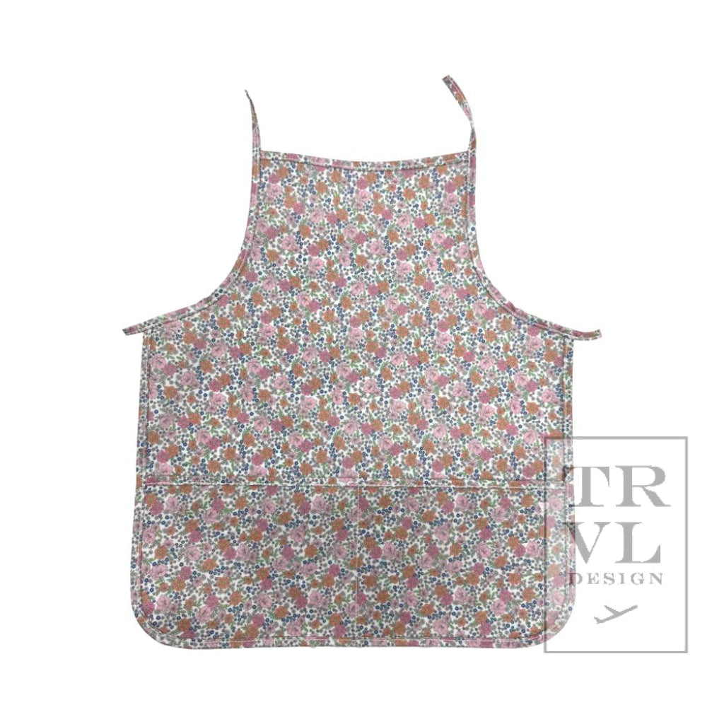 TRVL Coated Apron- Garden Floral