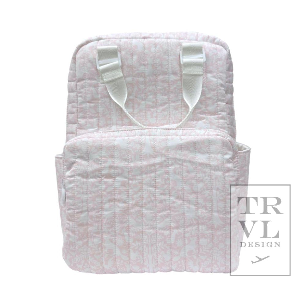 TRVL Quilted All You Need Bag - Woodland Pink