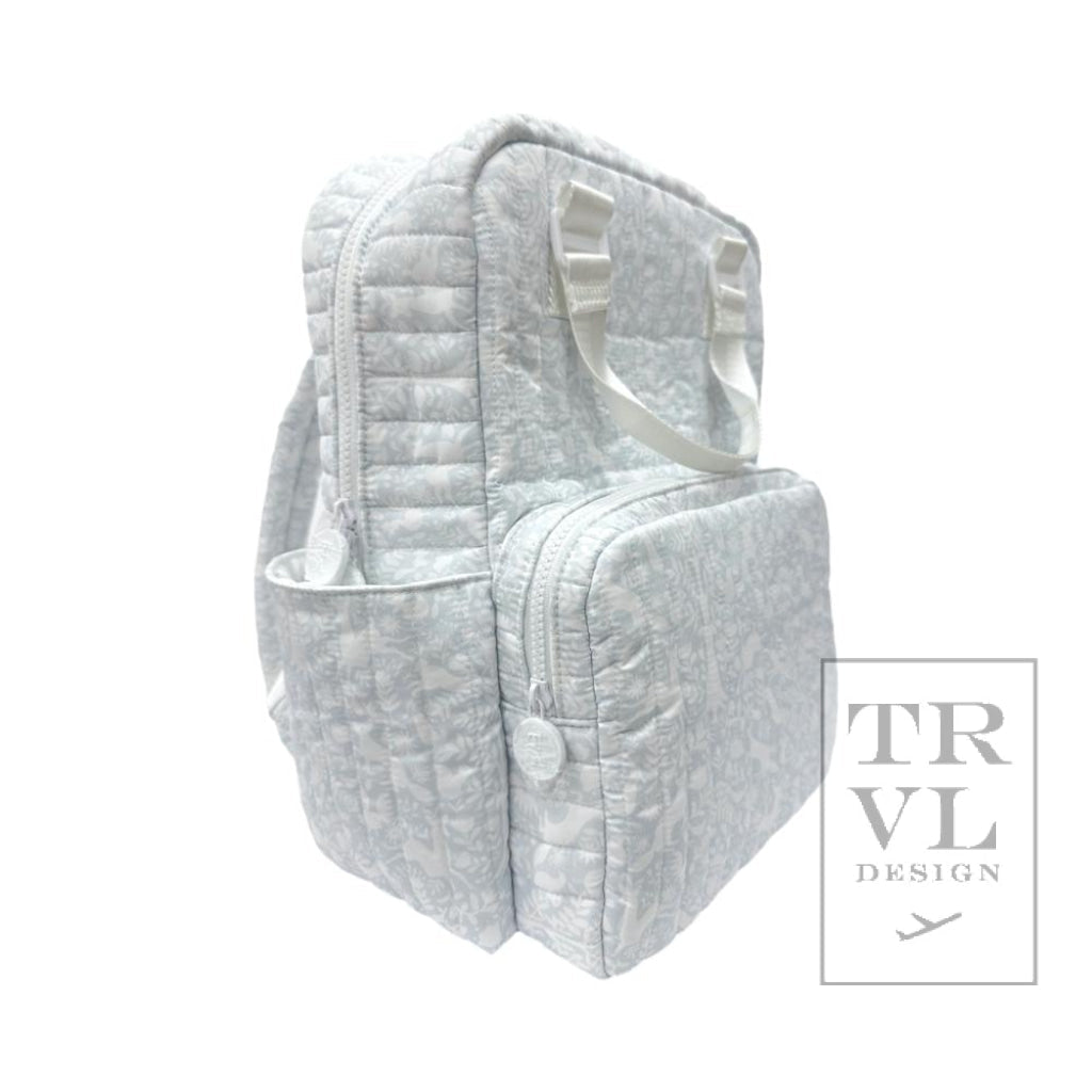 TRVL Quilted All You Need Bag - Woodland Blue