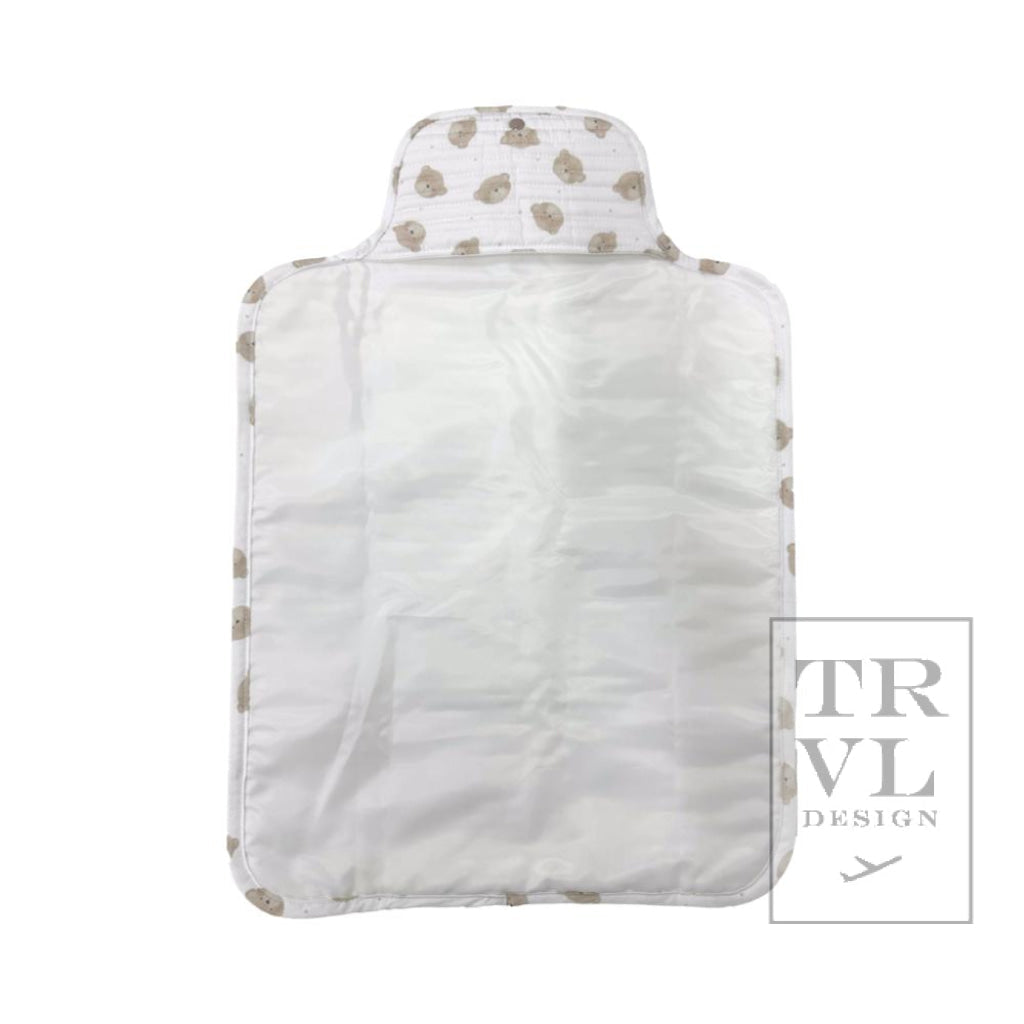 TRVL Quilted Changing Pad- Teddy Bear