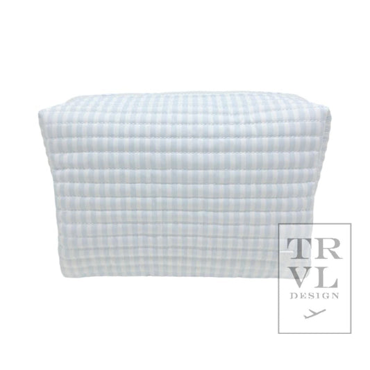 TRVL Quilted Everyday Bag- Pimlico Stripe Blue