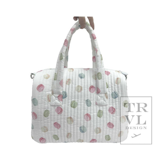 TRVL Quilted Stroller Bag- Macaron