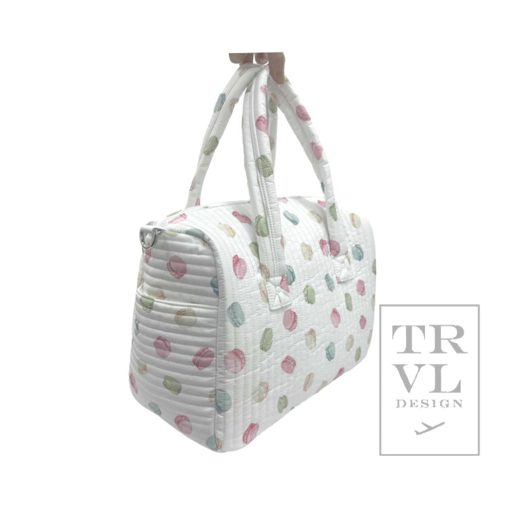 TRVL Quilted Stroller Bag- Macaron