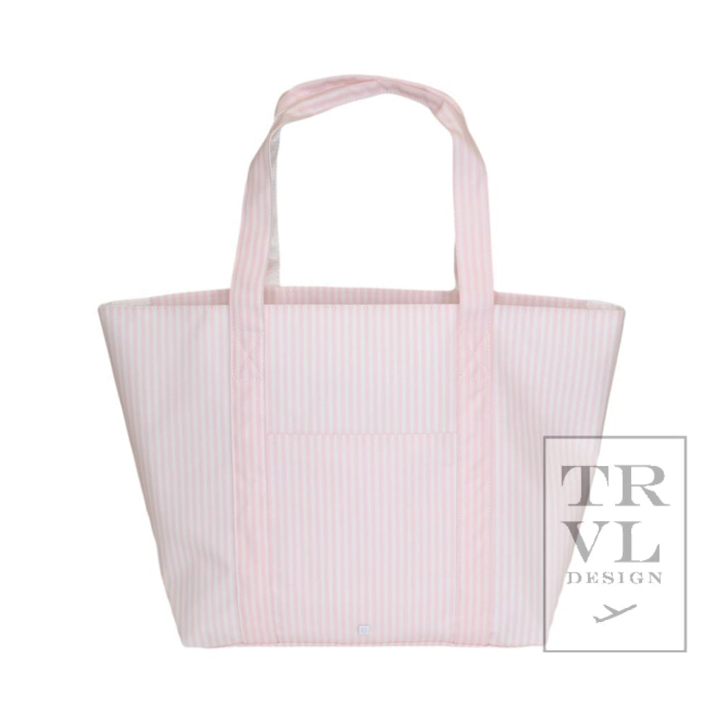 TRVL Jumbo Tote- Pimlico Stripe Pink