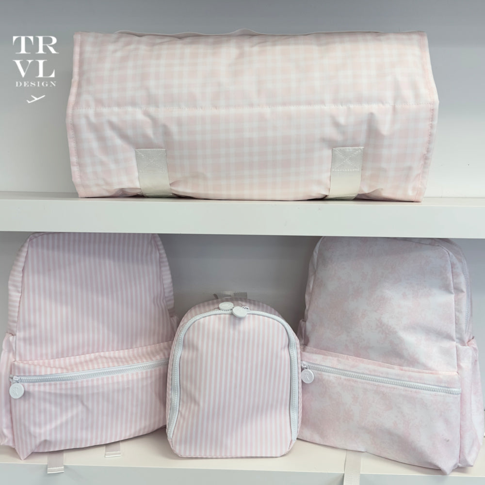 TRVL Rest Up! Nap Mat- Pimlico Plaid Pink