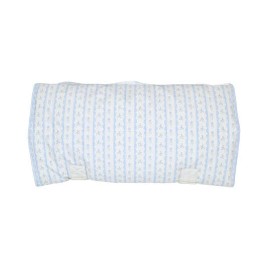 TRVL Rest Up! Nap Mat- Ribbon Floral Blue