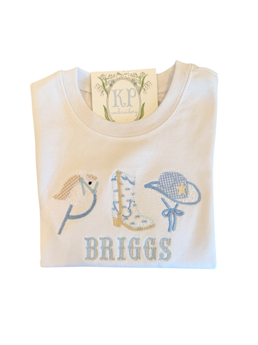 Cowboy Trio Appliqué Tshirt