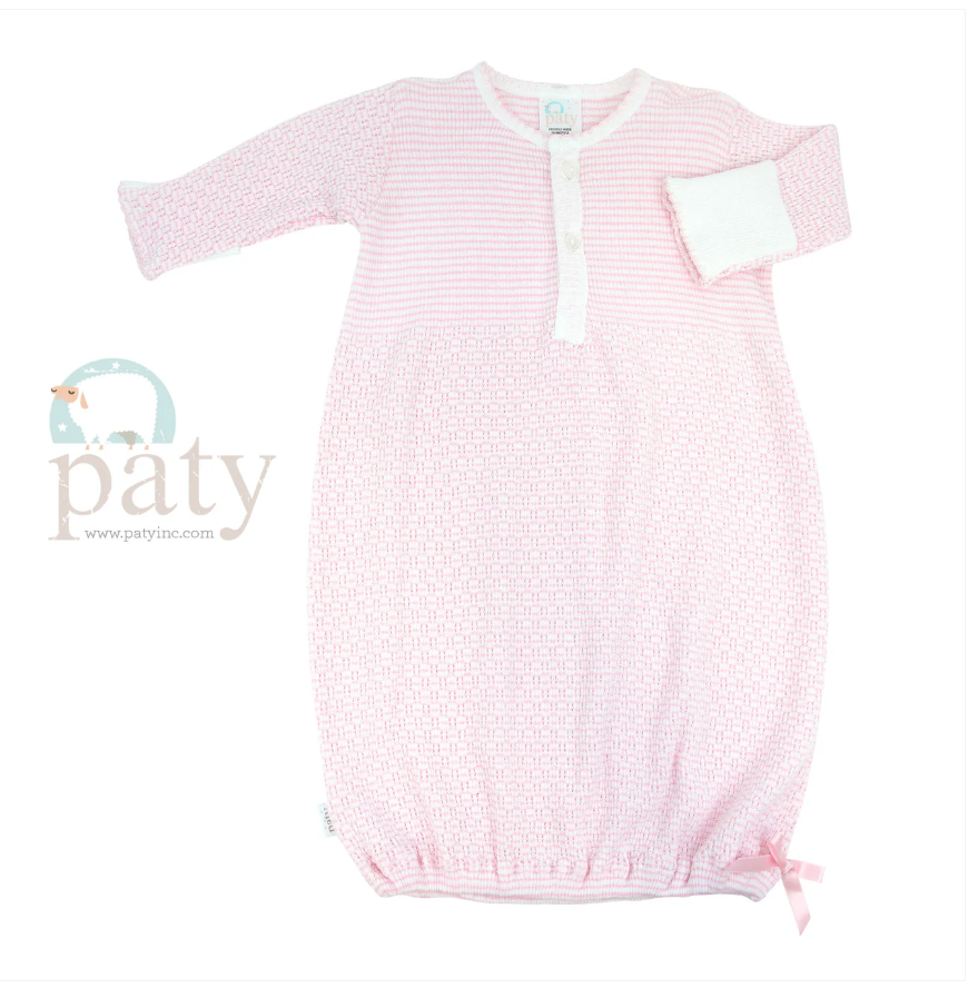 Paty Knit, Placket Gown #254