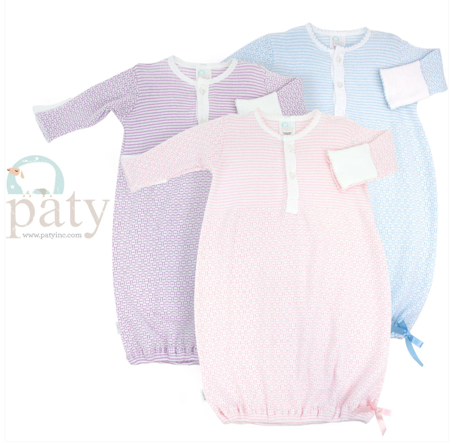 Paty Knit, Placket Gown #254