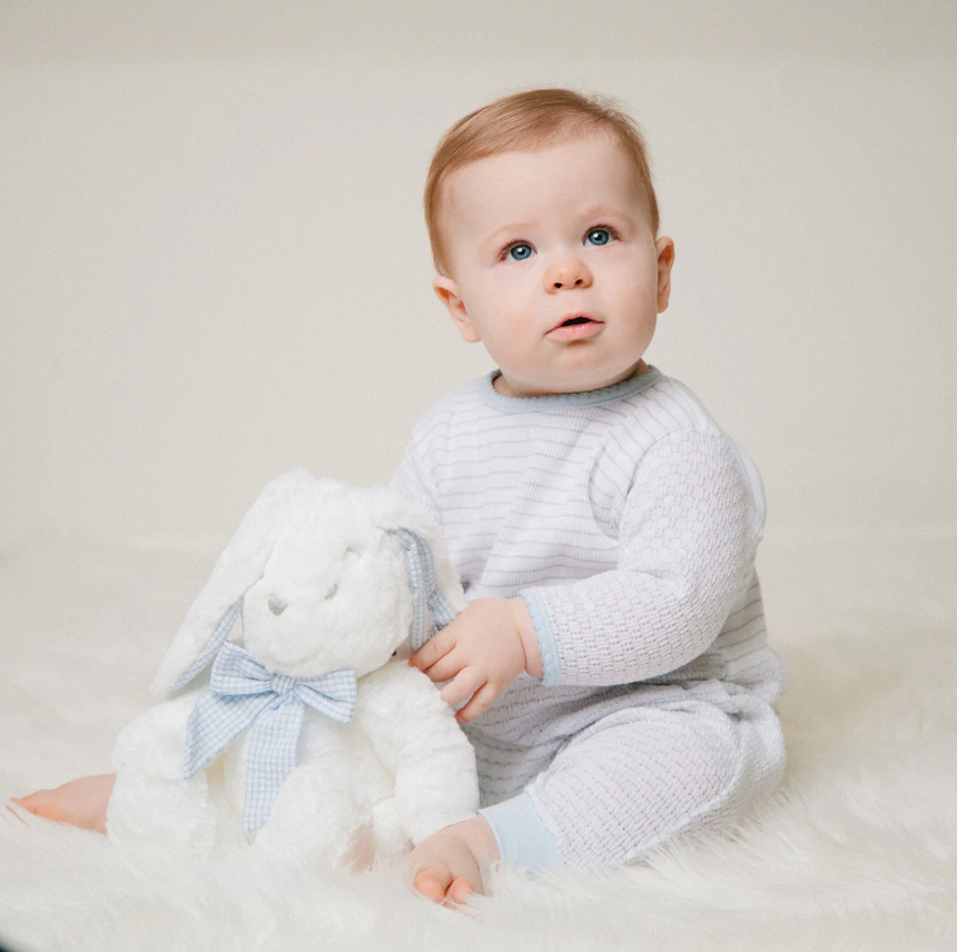 Paty Knit Romper with Pima Binding #366LSJ